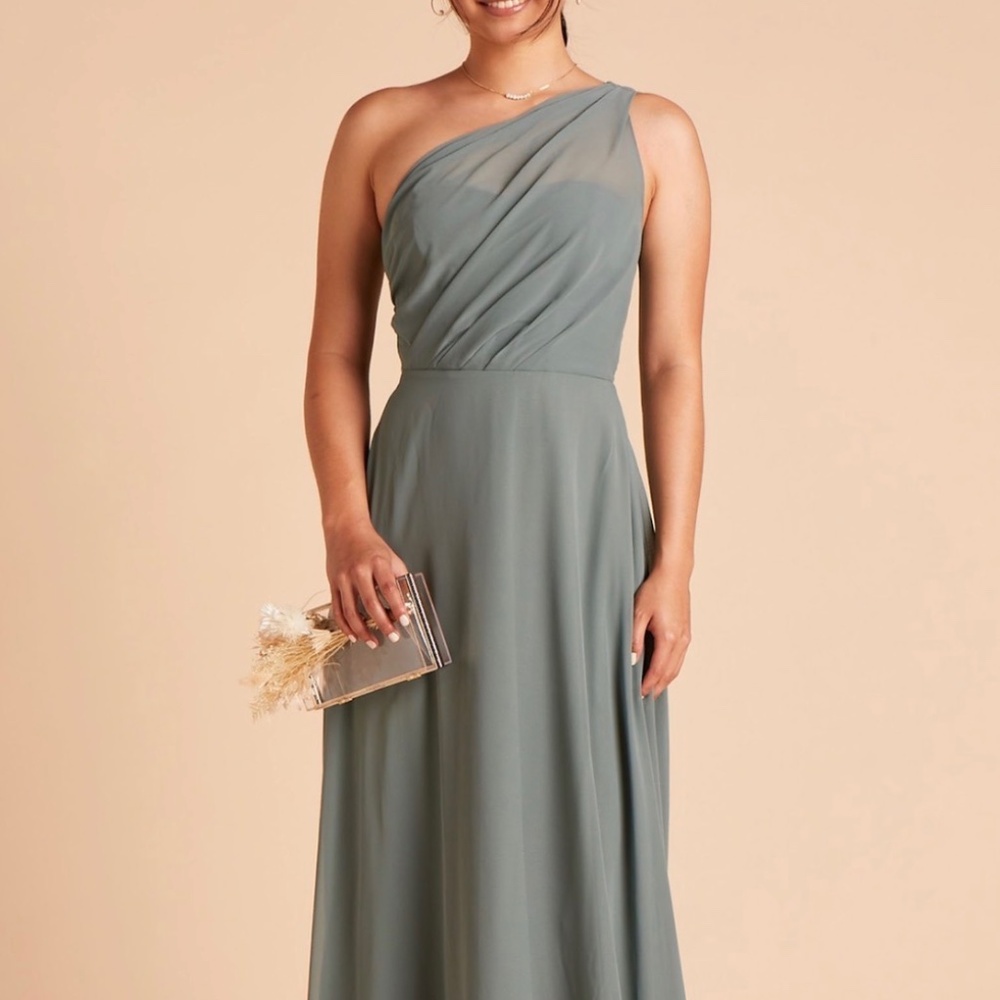 Birdy Grey Kira Dress Chiffon Sea Glass, size Medium